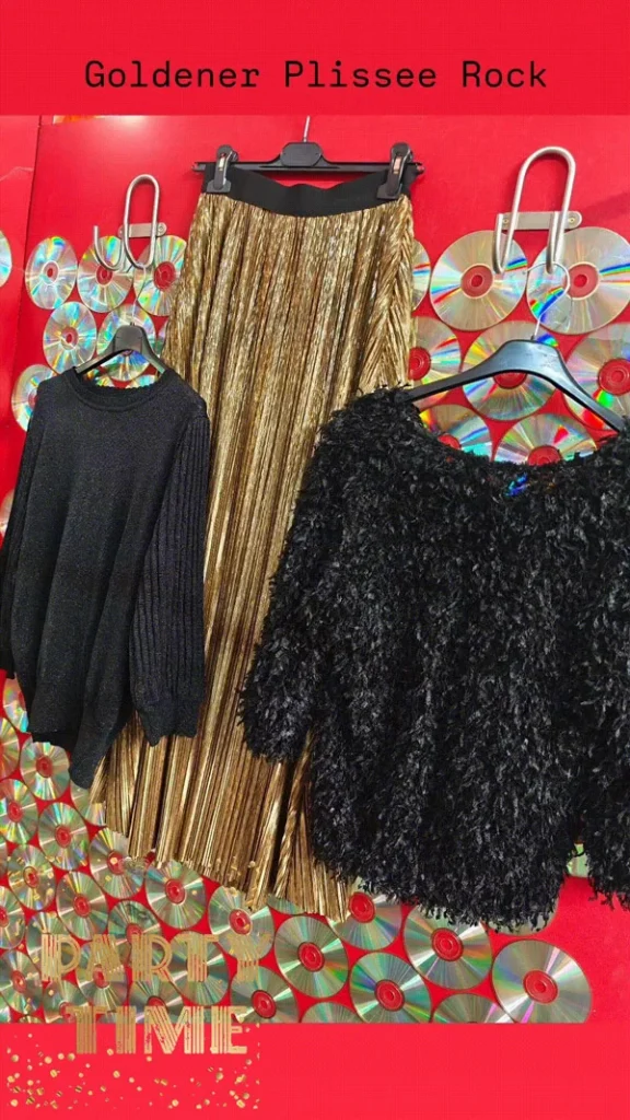 Gitzer Outfits für die Weihnachtsparty