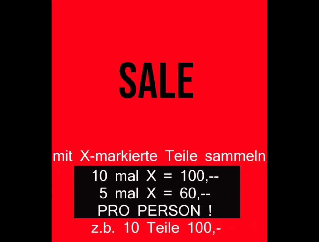 SALE im Schrill