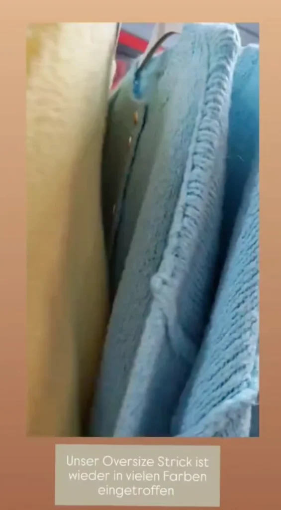 overzise strick im kaufhaus schrill bamberg